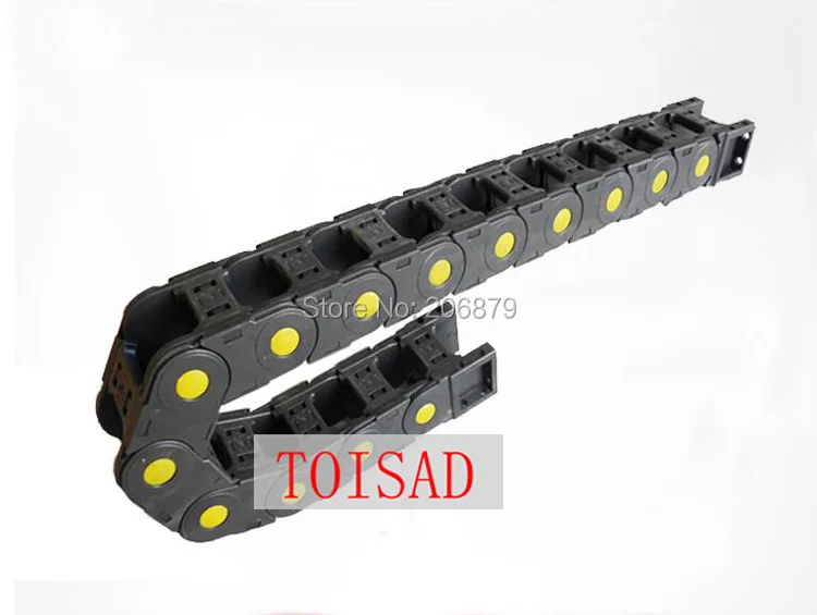 

Transmission Chains 25x 25, 38, 50, 57, 77, 103mm 1M Open On Both Side Plastic Towline Cable Drag Chain For 3D printer Parts