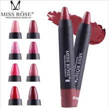 Вращаю 8 расцветок помада матовая Водонепроницаемый длительный макияж помада ручка бархат шелковистые карандаш для губ Sexy увлажняющий крем, косметика