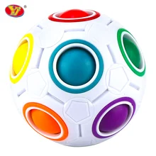 Магический Радужный шар креативный Сферический магический куб радуги, пазлы детские развивающие игрушки для детей Волшебный куб головоломка волшебный шар