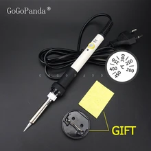 60 Вт Электрический паяльник для подключения к внутренней с подогревом регулируемый браслет из долгий срок службы AC220V