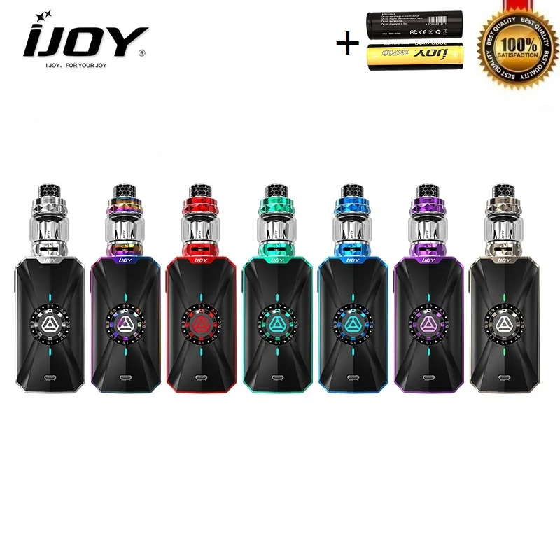 

E-cigarette Kit Original IJOY ZENITH 3 Box Mod 360W with Diamond Subohm Vape Tank DM-Mesh Atomizer Core Coil with 20700 Battery