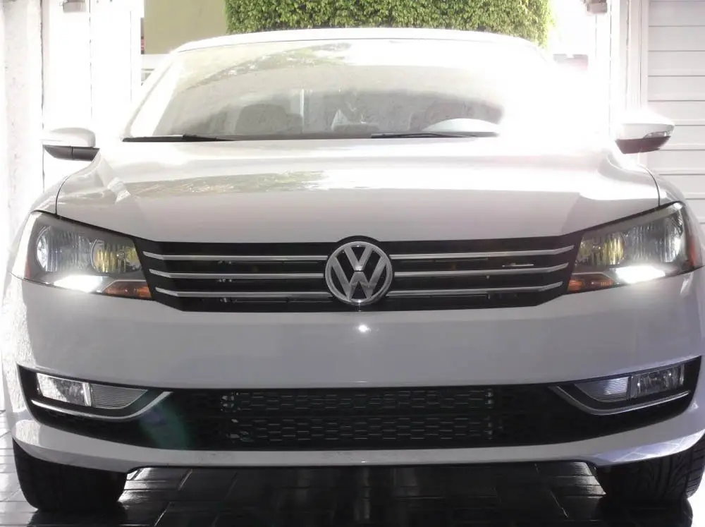 Скрытый белый 48 SMD светодиодный лампы для автомобилей Volkswagen B7 Passat Beetle дневные