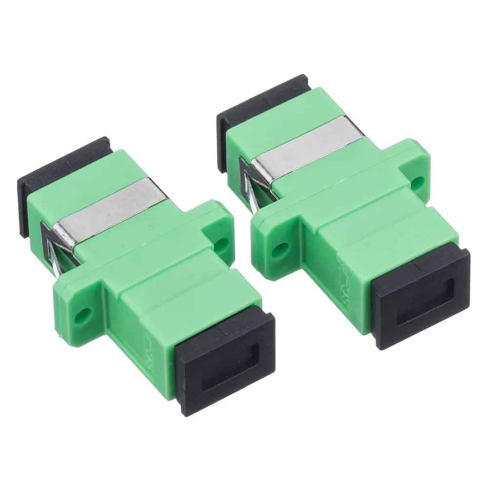 

Free shipping SC/APC Fiber Optical Connector Flange head Adapter Coupler Square joint 100pcs
