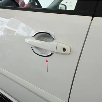 

for Mitsubishi Pajero Sport 2010 2014 ABS Chrome Door Handle Bowl Covers Car Styling Stickers Auto Accessories 4pcs