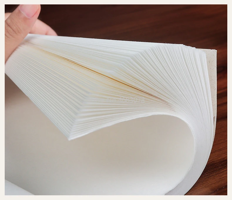 100pcs Xuan Paper Chinese Semi-Raw Rice Paper For Chinese Painting Calligraphy Or Paper Handicraft Supplies 34x69cm images - 6