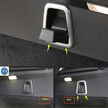 

Lapetus Car Styling Rear Tailgate Trunk Hooks Frame Cover Trim 2 Pcs / Set Fit For Volvo XC90 2016 2017 2018 2019 ABS