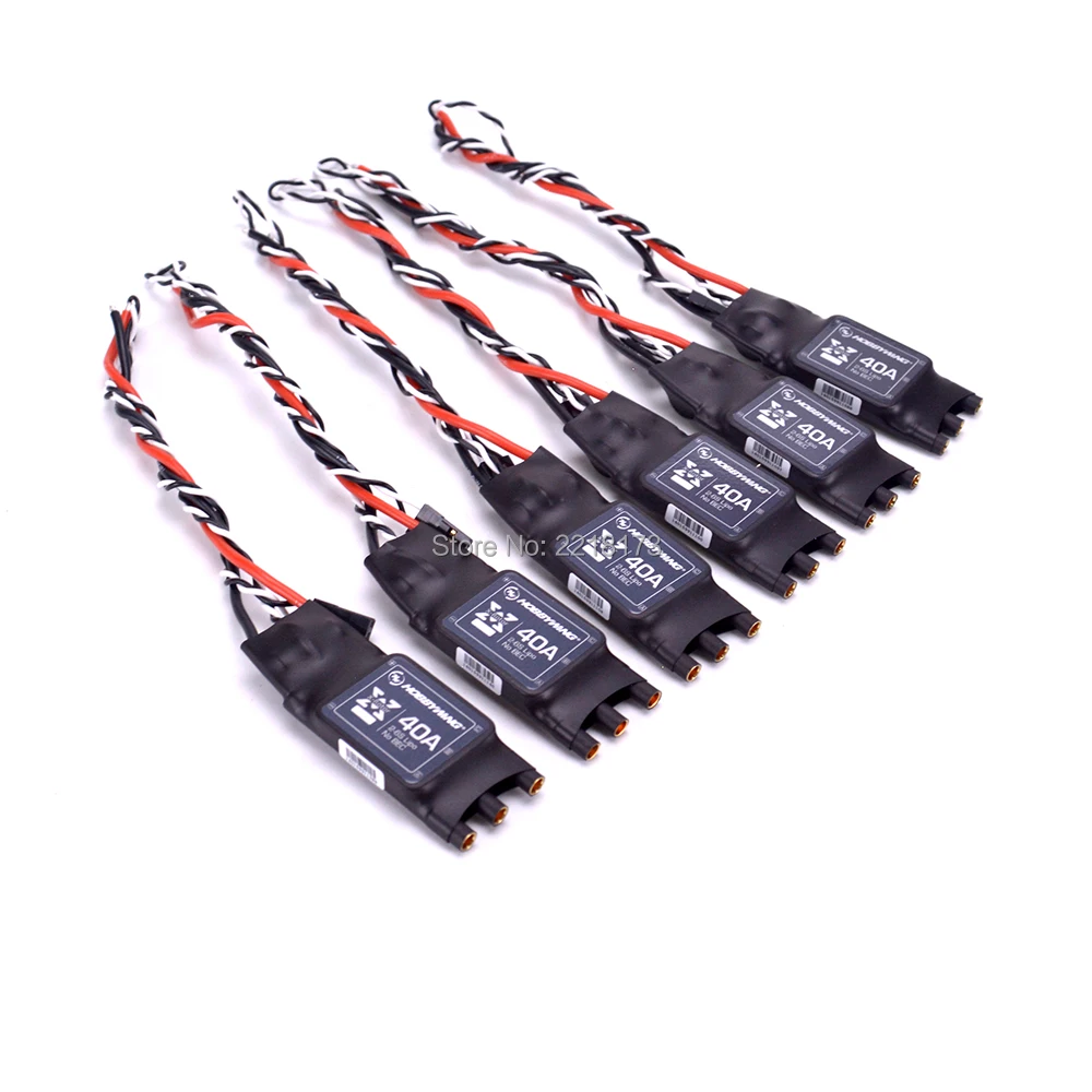 

Hobbywing XRotor 40A 2-6S Speed controller OPTO NO BEC Brushless ESC for FPV Drone Quadcopter