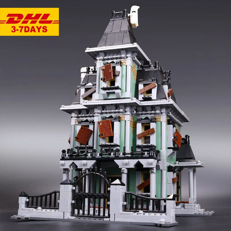 

New 16007 Monster Fighters series the Haunted House Model Building Bricks set compatible 10228 Architecture Toys for children