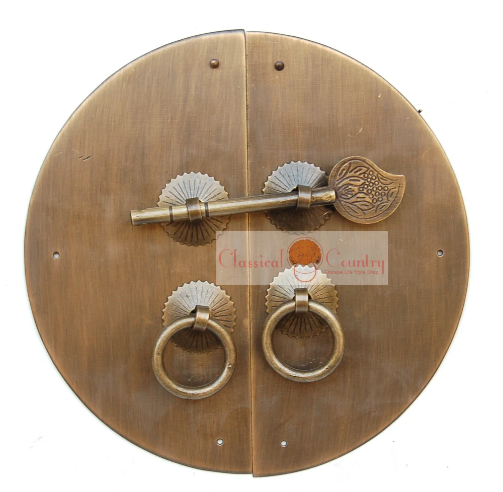 Antique Cabinet Hardware Locks Antique Furniture 14cm Antique Matt Black Cabinet Door Knocker Latch Brass Hardware Face Plate Pull Handle Ring Knob - Antique Cabinet Hardware Locks Antique Furniture