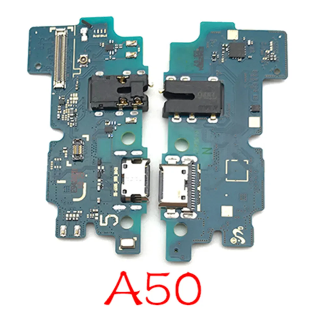 Для samsung Galaxy A505 A505F A50 usb зарядный порт док-разъем плата для зарядки гибкий кабель