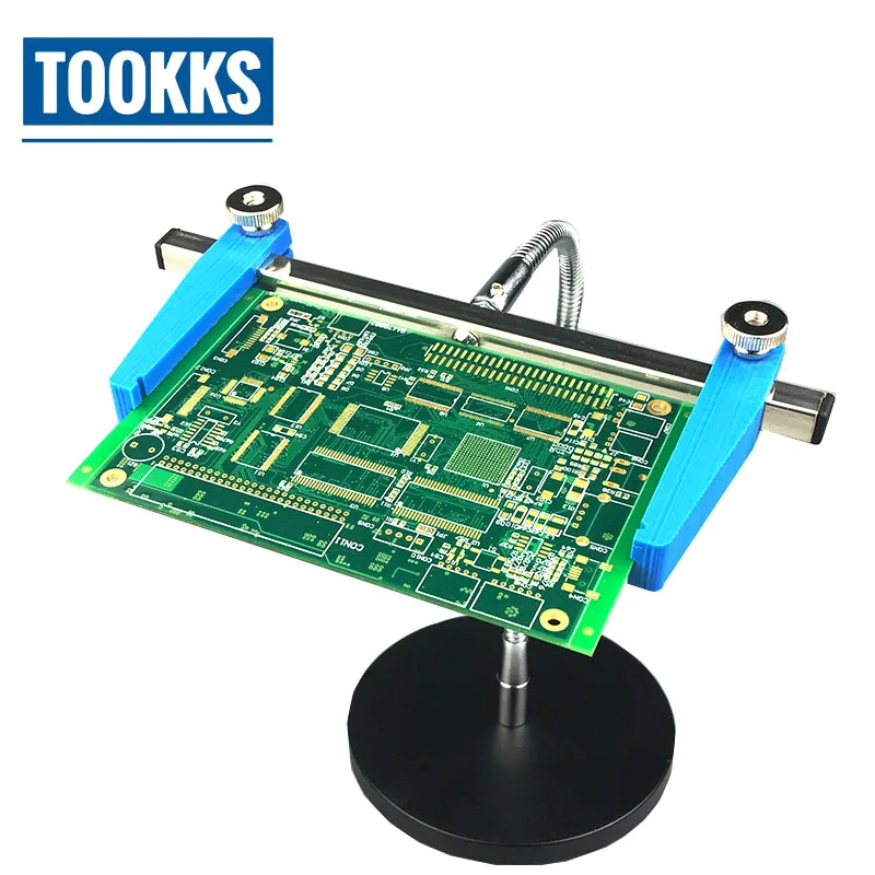 Metal Soldering Station Clamp Pcb Circuit Board Fixture Bracket With