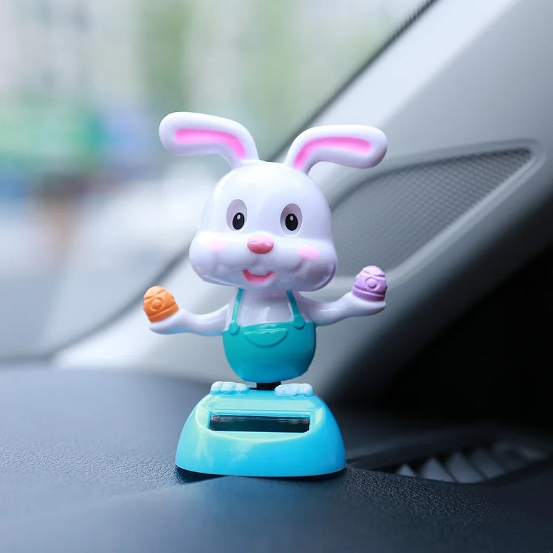 

Car Ornament Cute Solar Powered Dancing Swinging Animated Dancer Toy Car Windowsill Decoration New Car Accessories