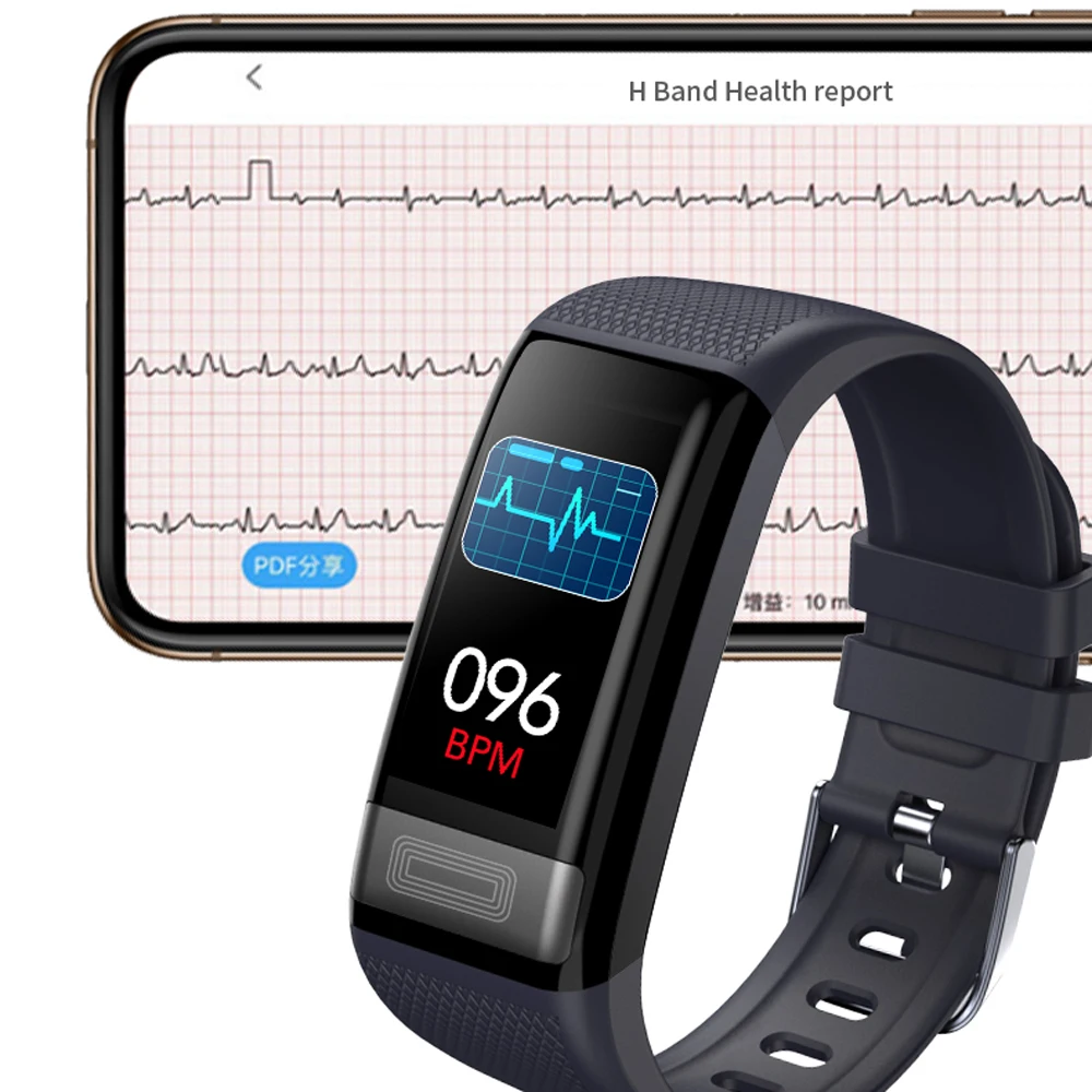 SENBONO C20S монитор сердечного ритма ECG PPG умный Браслет кровяное давление наручные часы фитнес-трекер здоровье браслет