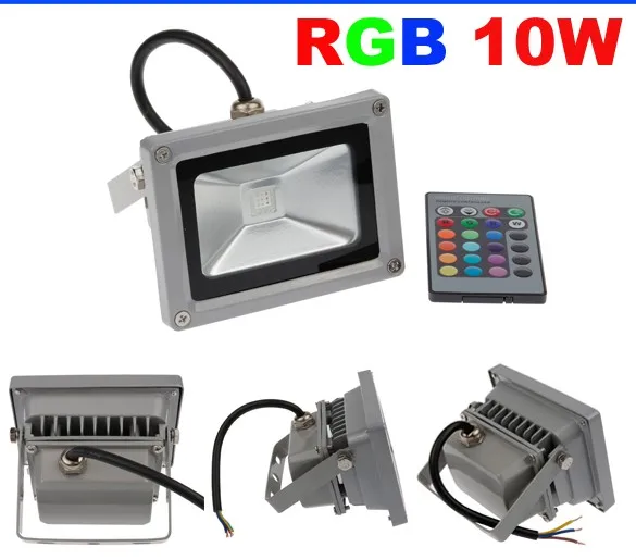 Уличный светодиодный прожексветильник RGB 10 Вт 20 30 50 водонепроницаемый