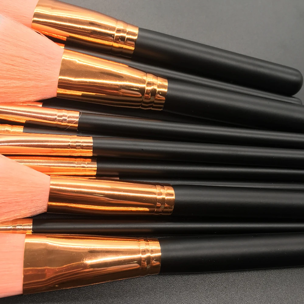Superior Quality 12pcs Makeup Brush Set Profession Face Powder Foundation Eye Shader Make Up Cosmetics Beauty Tools With PU Bag (5)