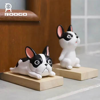 

Roogo Dog Animal Door Stops Wedge Door Stopper Creative Block For Home Office Room Security Door Cute Miniature Figurines