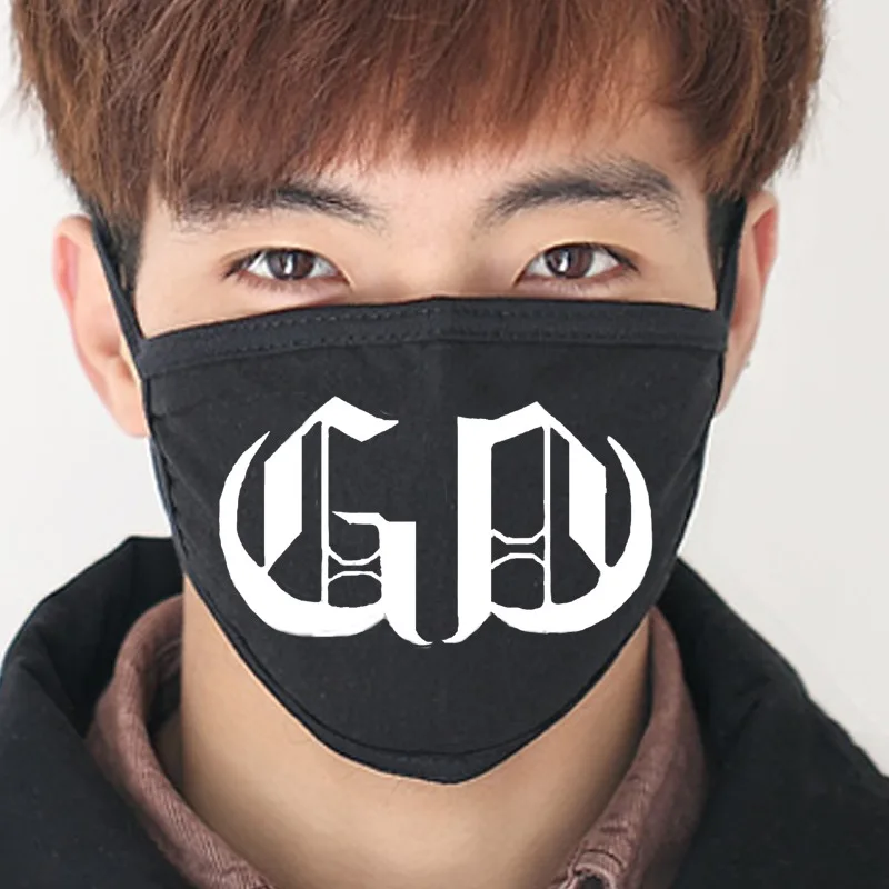 Черный теории Большого взрыва известная Анти-пыль хлопковая маска для губ kpop GD Топ маски для коллектива k-pop «g-dragon» маска для лица на муфельной уход за кожей лица респиратор - Цвет: G2