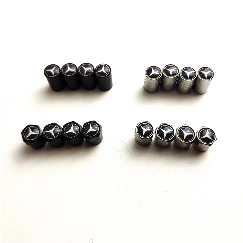 

Car Styling Car Wheel Tire Stem Covers Valve Caps Case For Mercedes Benz W211 W203 W204 W210 CLA W220 Accessories Automobiles