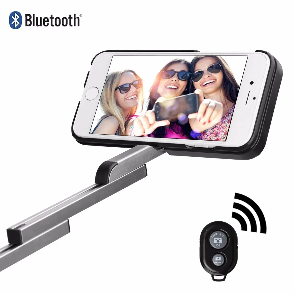 imágenes para Lujo 3 en 1 Caja Del Teléfono Retráctil Autofoto Bluetooth Palo Autofoto para iPhone6/6 s iphone7/Plus con soporte del teléfono cubierta de la bolsa Del Soporte imágenes para Lujo 3 en 1 Caja Del Teléfono Retráctil Autofoto Bluetooth Palo Autofoto para iPhone6/6 s iphone7/Plus con soporte del teléfono cubierta de la bolsa Del Soporte