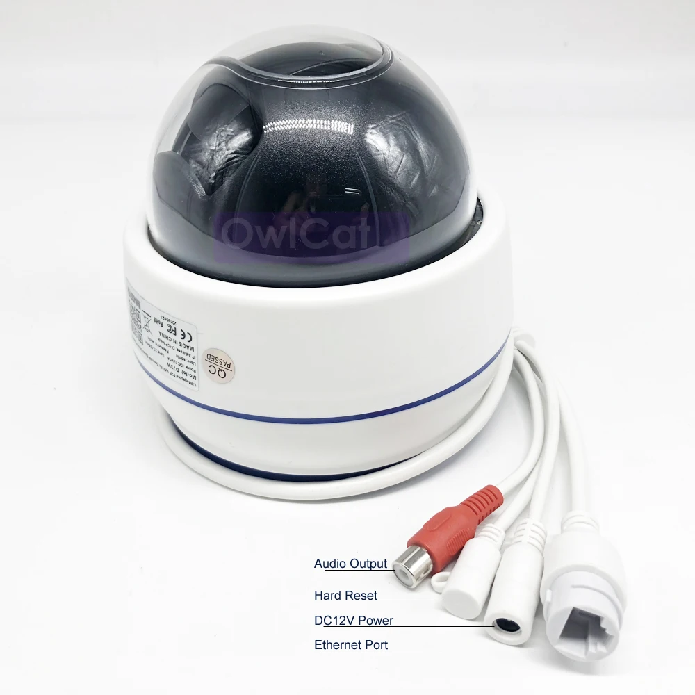 OwlCat HD 1080P Dome PTZ IP Camera Wifi 5X Zoom Auto Focus Two Way Audio/Mic Security CCTV Camera SD Slot IR Night Onvif2.4 P2P OwlCat HD 1080P Dome PTZ IP Camera Wifi 5X Zoom Auto Focus Two Way Audio/Mic Security CCTV Camera SD Slot IR Night Onvif2.4 P2P