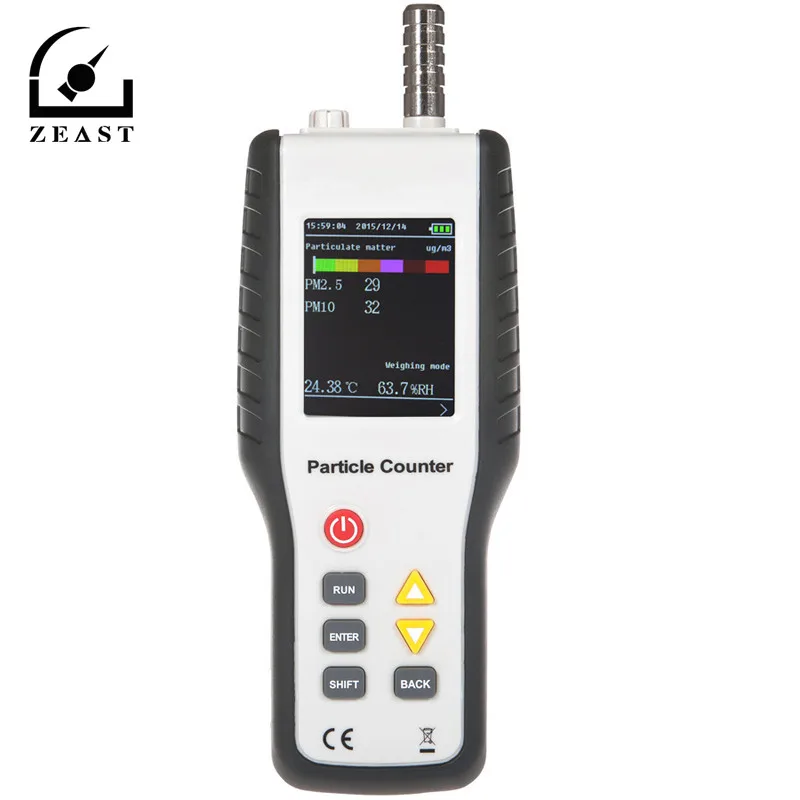 

HT-9600 High Sensitivity PM2.5 Detector Particle Monitor Professional Dust Air Quality Monitor Handheld Particle Counter