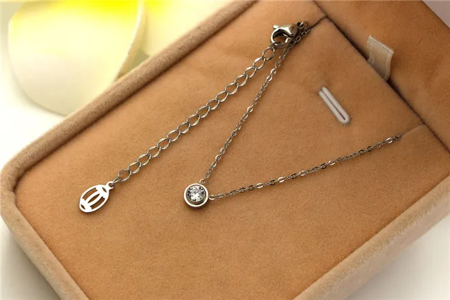 316L-Stainless-Steel-Gold-Plated-Pendant-Necklace-Round-Single-Crystal-Link-Chain-Necklace-For-Women-Rose (3)