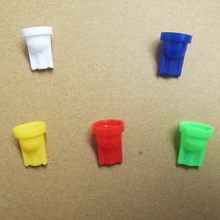 MIX 2500 шт. Авто T10 лампы основания патроны красный/зеленый/белый/синий/желтый каждого вида 500 шт