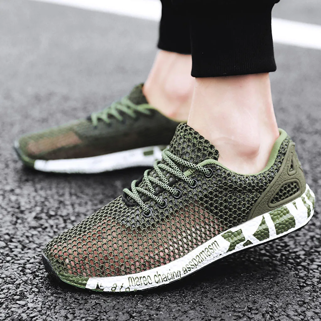 

MUQGEW Hollow out flats sneaker shoes for men New arrival mixed colors Non-slip flats sneaker men shoes chaussures femme