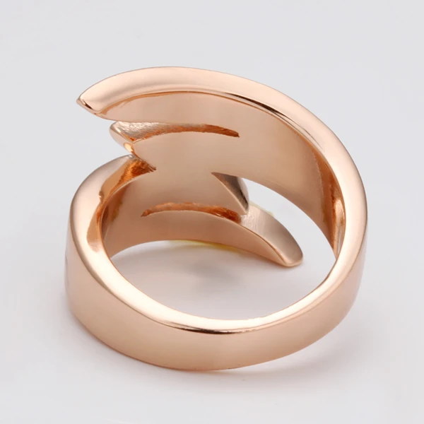 Женское кольцо с австрийским кристаллом Цвет Белый/розовое золото|rings for women|promise