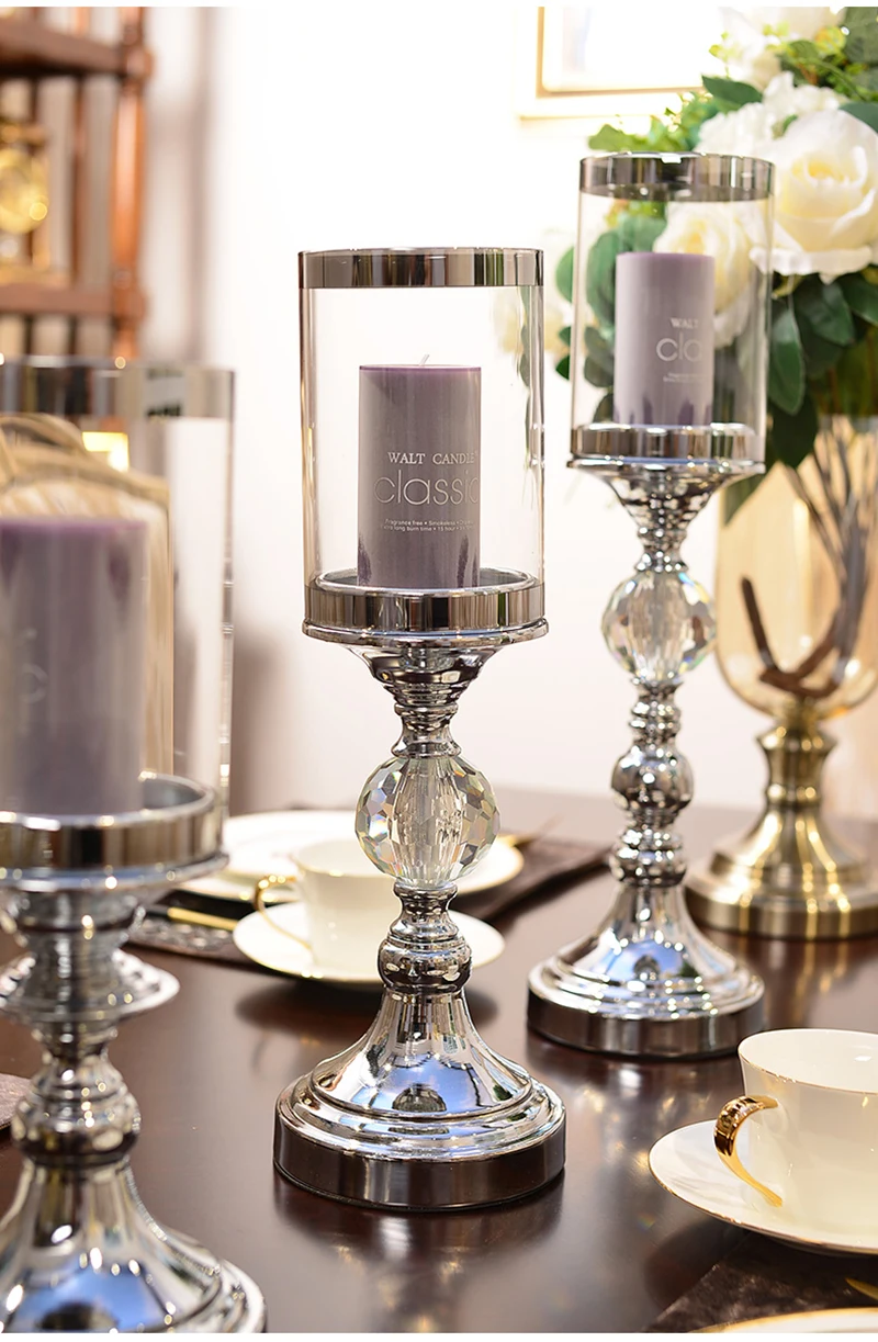 christmas candle holder candy bar wedding centerpieces (7)