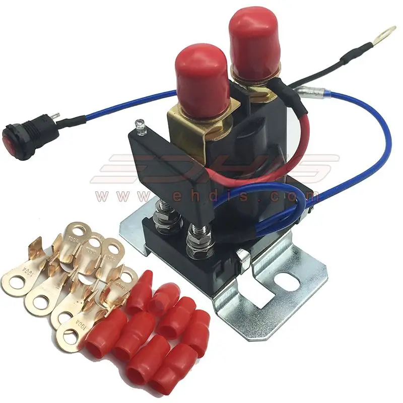 KH 12V/24V 200 AMP Battery Isolator+Relay 4 Terminal Dual Battery