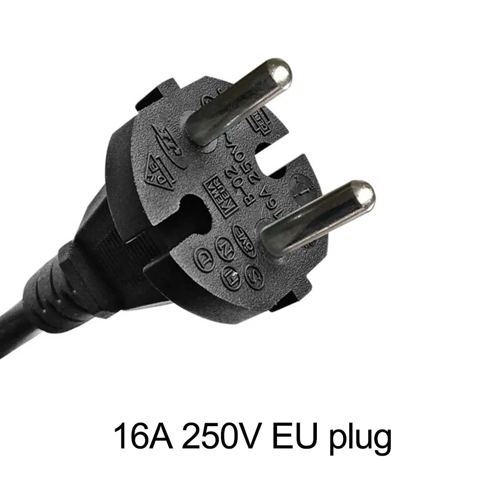 

Electric Wire Cable Power Cord EU Plug With 1.5Meter 250V 16A Standard Plug Power Cord Wire Cable Electrique