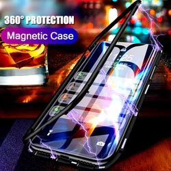 На Алиэкспресс купить стекло для смартфона magnetic adsorption metal case for huawei p30 lite p20 mate 10 20 pro x honor 10 8x play nova 4 4e 3 3i view 20 magnet case