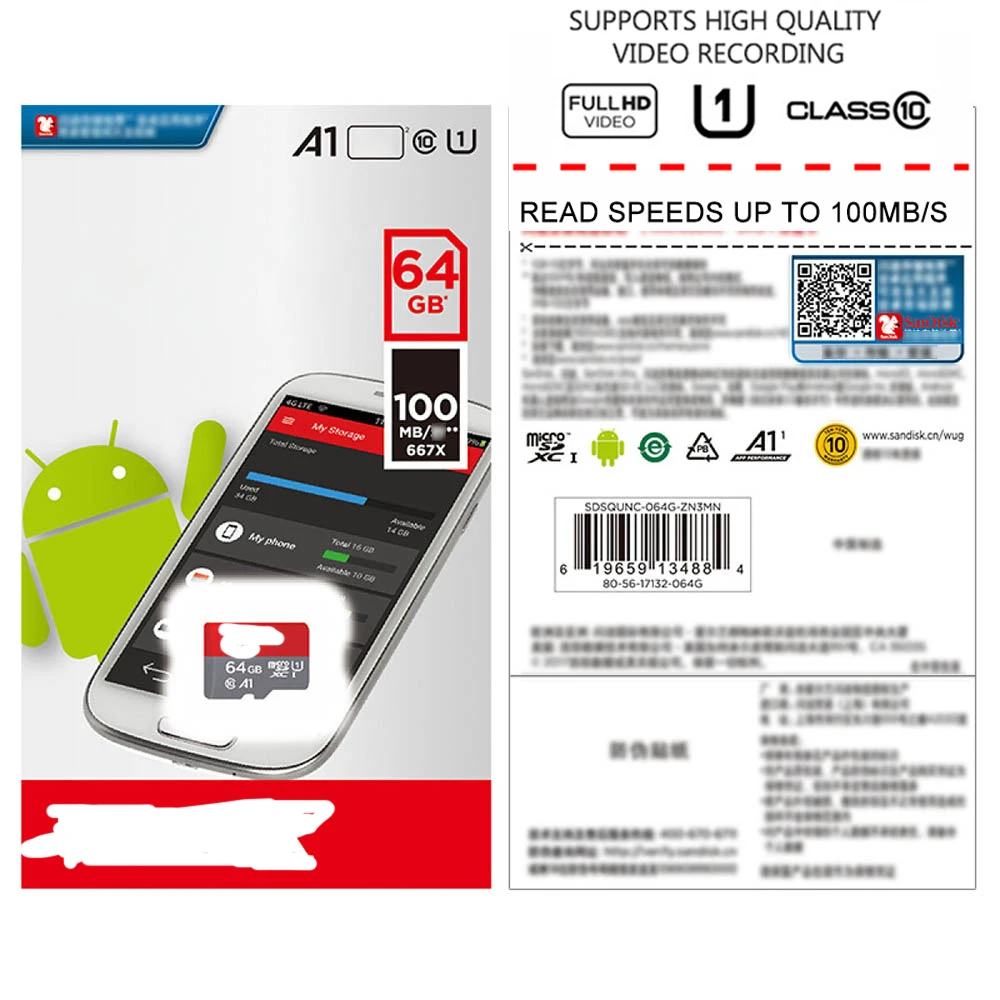 

YI Accessories Ultra Micro SD Card High Speed Class 10 100M/s TF usb flash memory Card For YI 4K+ Action Camera,YI SMART CAR DVR