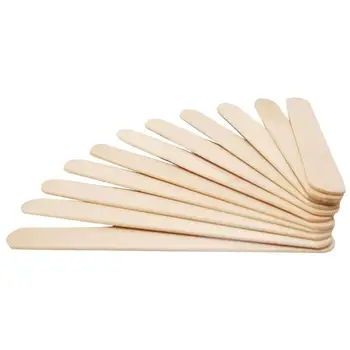 

50Pcs/lot Burlywood Ice-lolly Stick Natural Wooden Ice Cream Sticks Kids Hand Craft Making DIY Ice Cream Popsicle Sticks