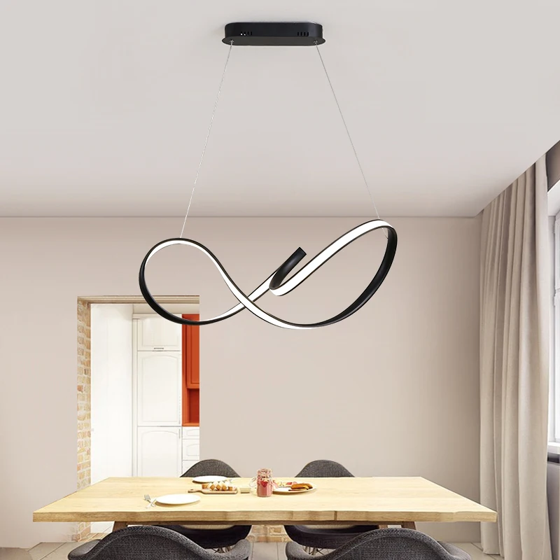 

NEO Gleam White/Black Modern LED Pendant Light For Living room Bedroom Dining room Hanging Lamp LED Pendant Lamp Led Lustre
