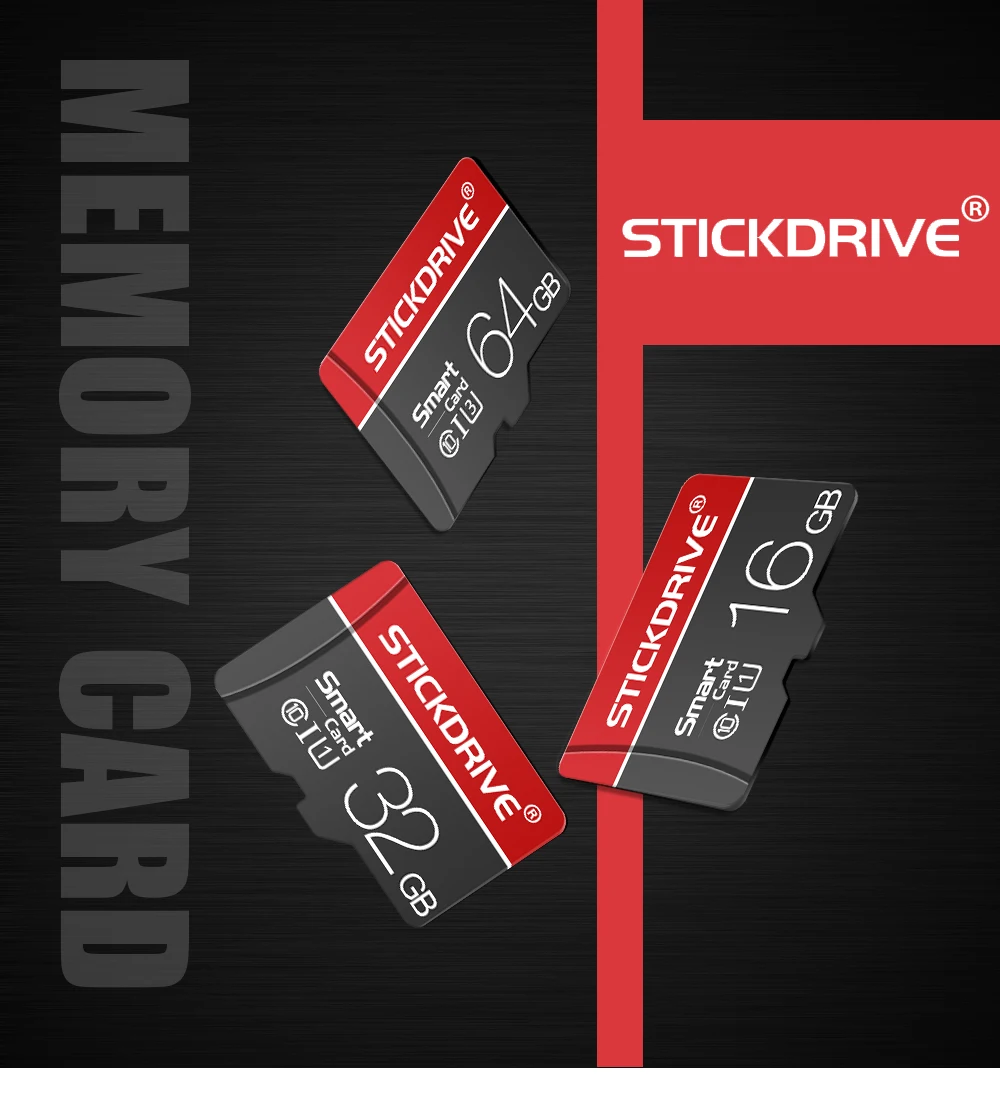 Ультра StickDrive micro sd карта 8 ГБ/16 ГБ/32 ГБ/64 Гб/128 Гб micro sd карта памяти carte memoire 32 Гб C10 мини карта памяти TF Бесплатный SD адаптер