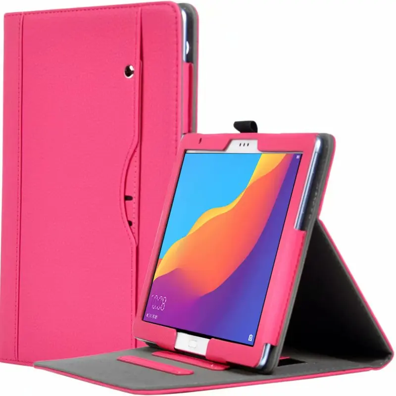 Чехол для huawei MediaPad T5 10 AGS2-W09 AGS2-L09 AGS2-L03 AGS2-W19 10,1 роскошный защитный кожаный чехол-накладка на заднюю панель с узором «Подставка для планшета с держателем для рук чехол+ подставка для ручек