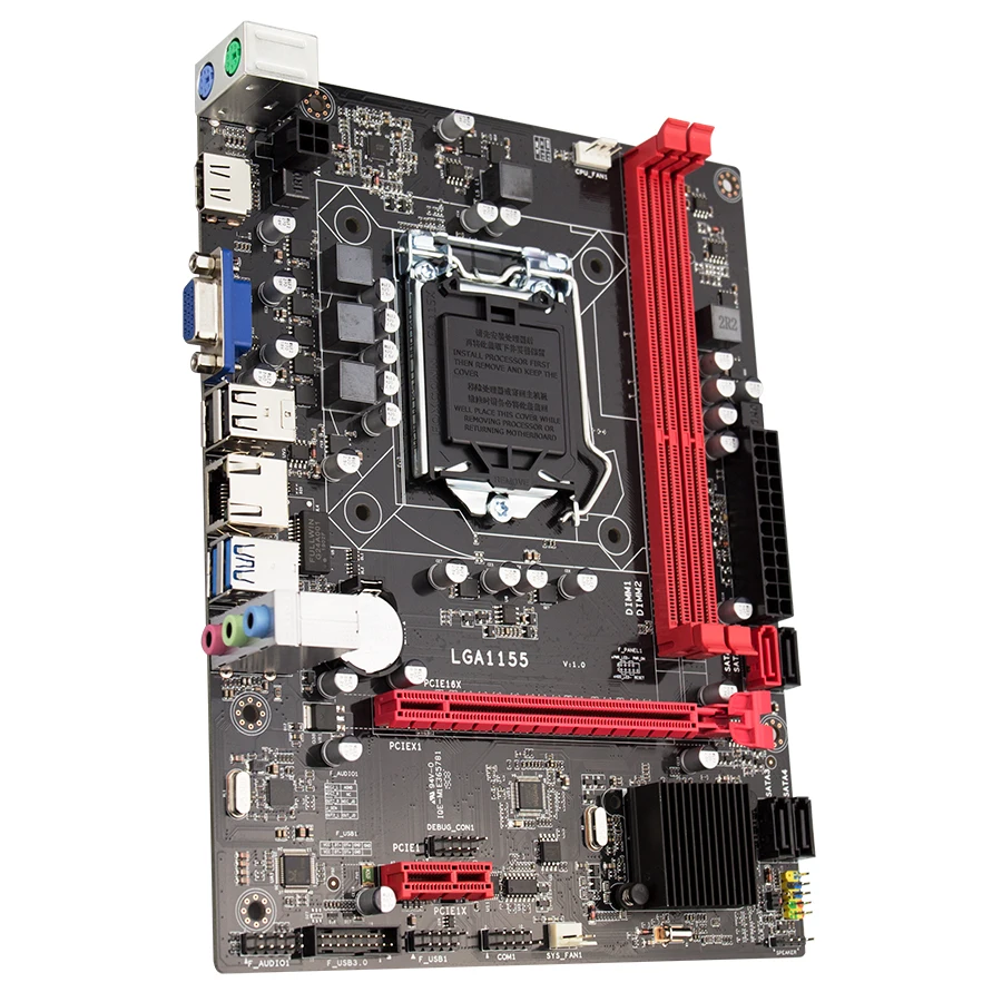 Kllisre B75 LGA1155 настольная материнская плата для i3 i5 i7 процессор ddr3