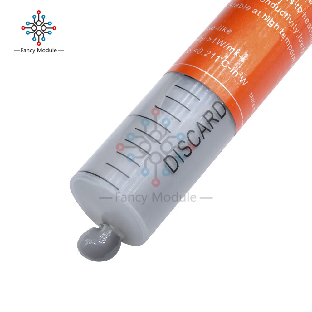 Серая термопаста 30 г силиконовая паста для теплоотвода ЦП трубка|silicone thermal|silicone