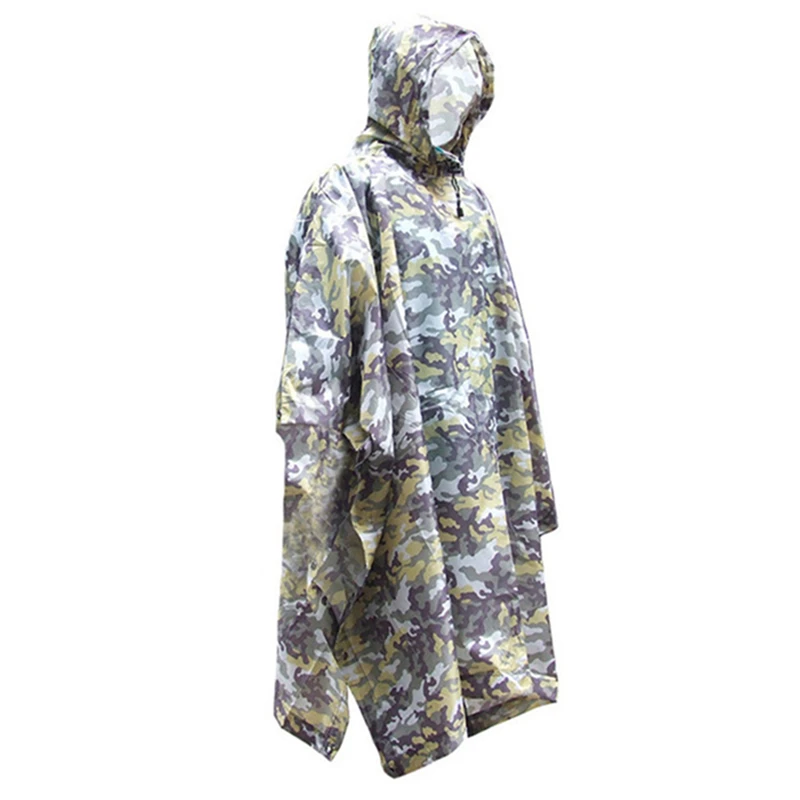 Уличное пончо охотничьи костюмы Ghillie камуфляжные походные для походов одежда