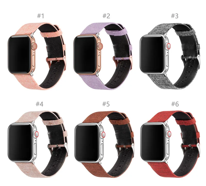 

Leather Watch Band For Apple Watch Sport Bands leather Strap WristbandReplacement Compatible For Iwatch series 4/3/2/1 LL83003