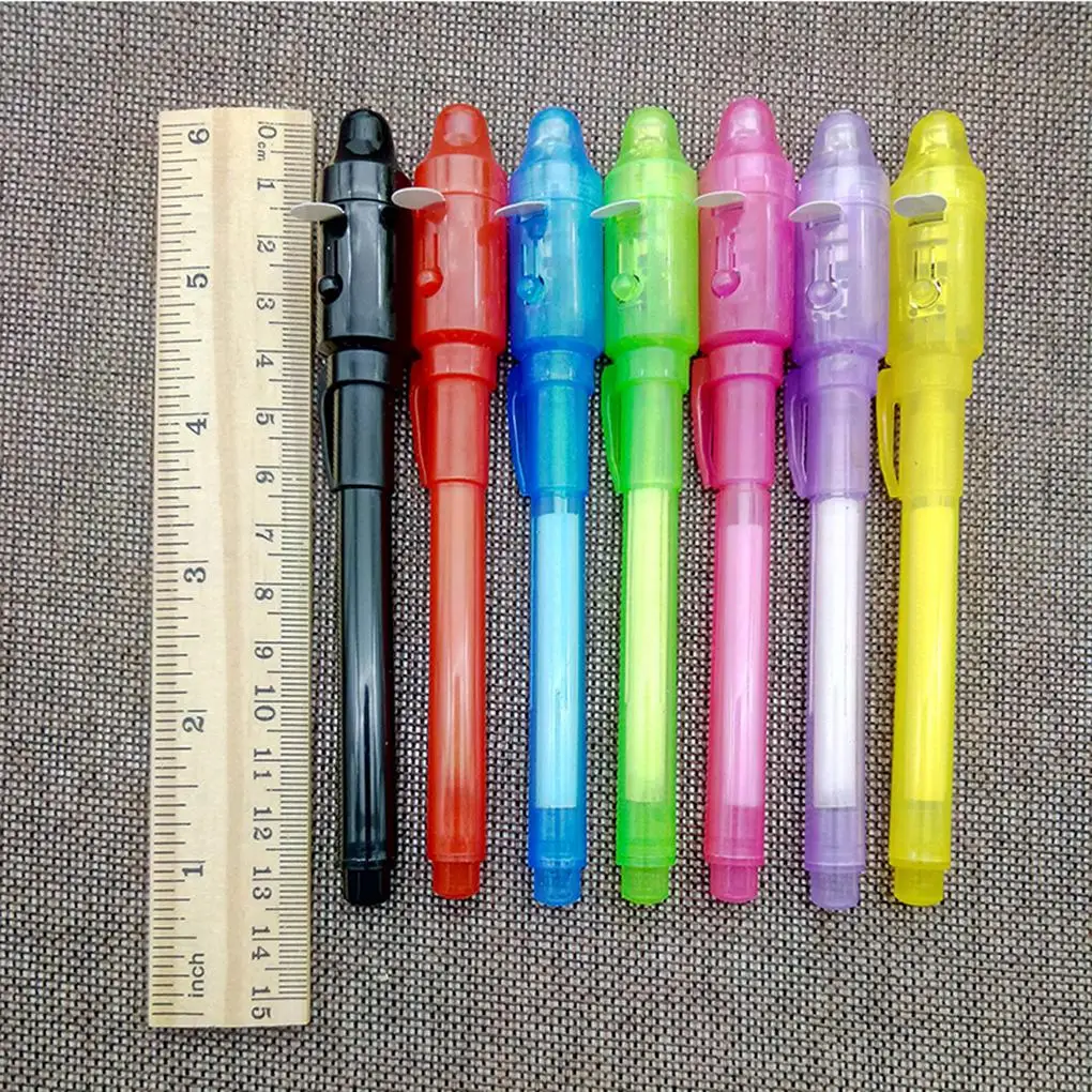 

2018 New Style Cute Funny Highlighter Marker Pen UV Light Invisible Ink Pen Kids Student School Gift Novelty Stationery