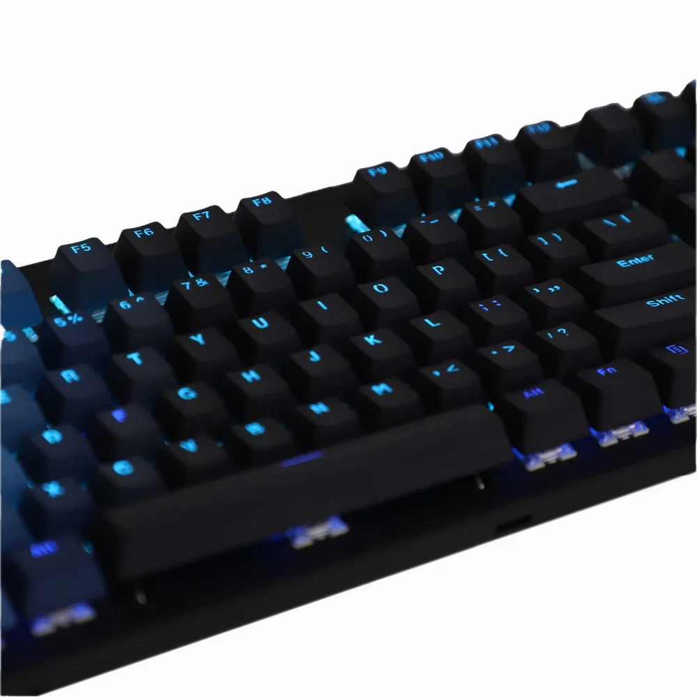YMDK Double Shot 104 окрашенная клавиатура PBT Shine Through Keyset OEM профиль Keycap набор для