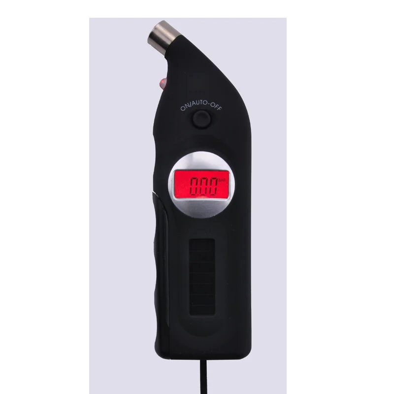 Free shipping, solar battery multi purpose tire pressure gauge, tire