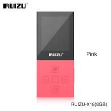 Спортивный MP3 плеер ruidu X18 8G Bluetooth без потерь, fm-радио, Bluetooth 4,0, музыкальный плеер, поддержка 64 ГБ, TF карта