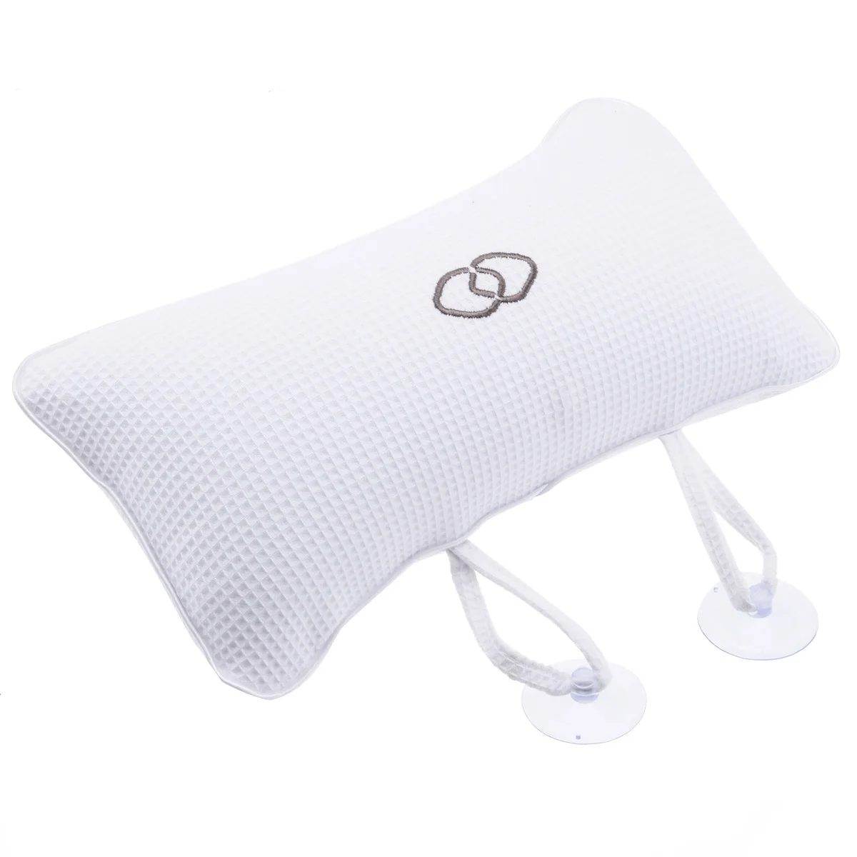 Bathtub Pillow Spa Bath Cushion Head Neck Rest Relax With Suction Cup Anti-slip 350 x 200mm PVC Comfortable Pillow Cushion