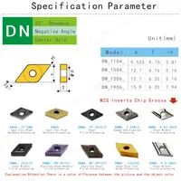 טונגסטן ביצרו קרביד והתוספות DNMG150404-HQ ZN60 Cermet בינוני פיין פלדה חלקים Have טוב על סיום טונגסטן ביצרו קרביד והתוספות 10pcs MOSASK (4)