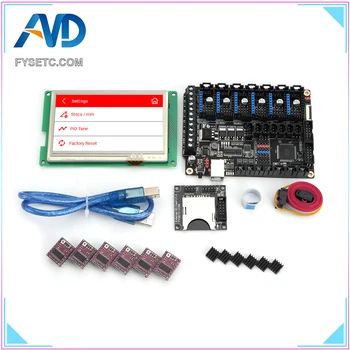 

FYSETC F6 V1.3 ALL-in-one Mainboard + 6pcs DRV8825 Stepper Motor Driver + 4.3" inch Touch Screen 4.3 inch LCD With SD Reader