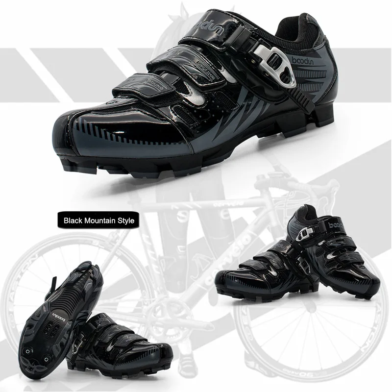

Boodun Breathable Men's Cycling Shoes Mountain Bike Shoes Racing Self-Locking Cycling Sneakers Sapatilha Ciclismo MTB Shoes